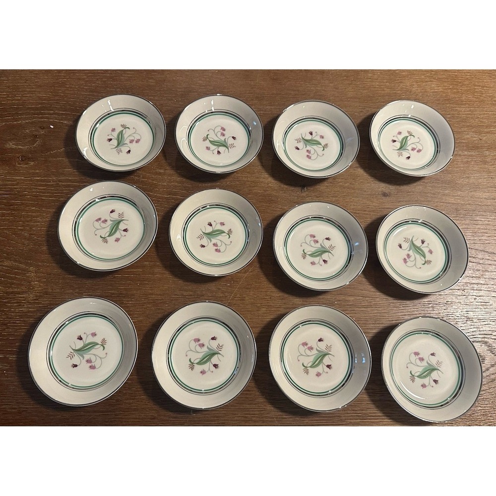 12 Small Soup/Side Bowls Old Ivory Coralbel Syracuse China 5" Wide